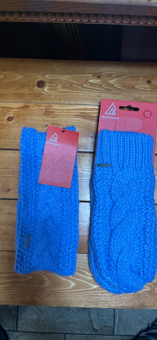 New Ripzone Mitts and Winter Headband