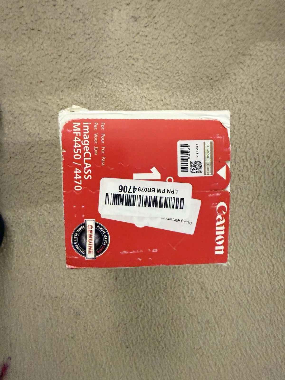 Canon 128 Genuine Toner Cartridge - New Sealed - MF4450 / MF4470