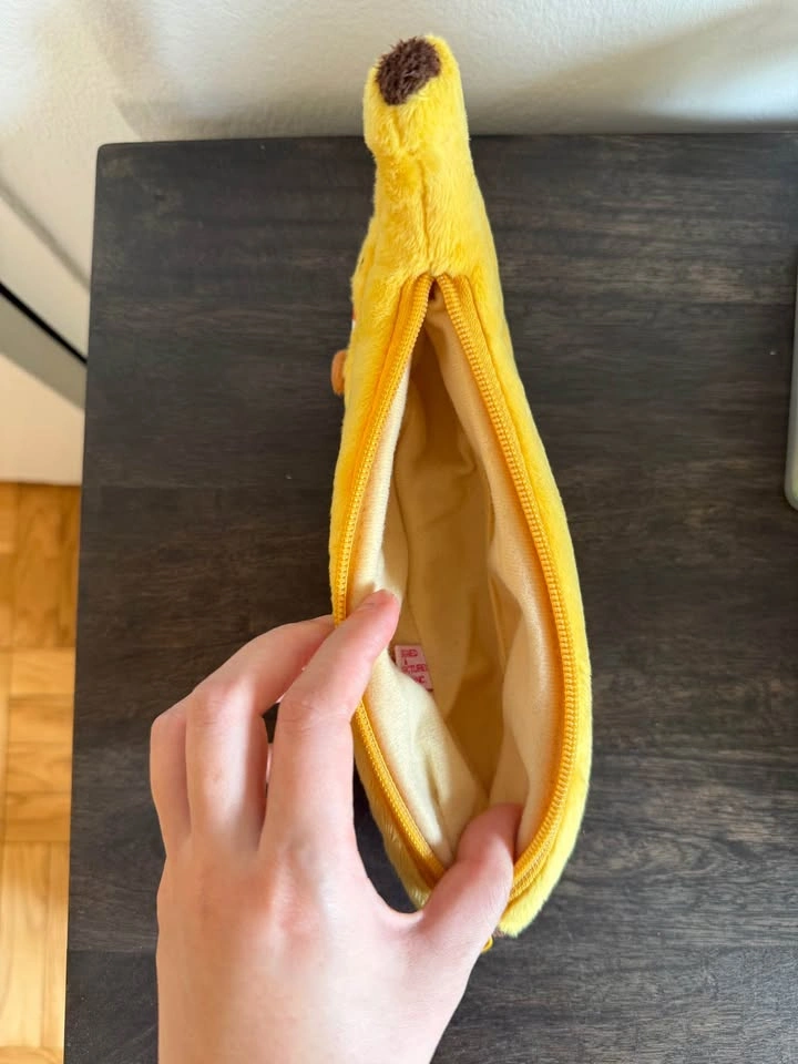 Banana Plush Character Pencil Case Pouch - photo 4