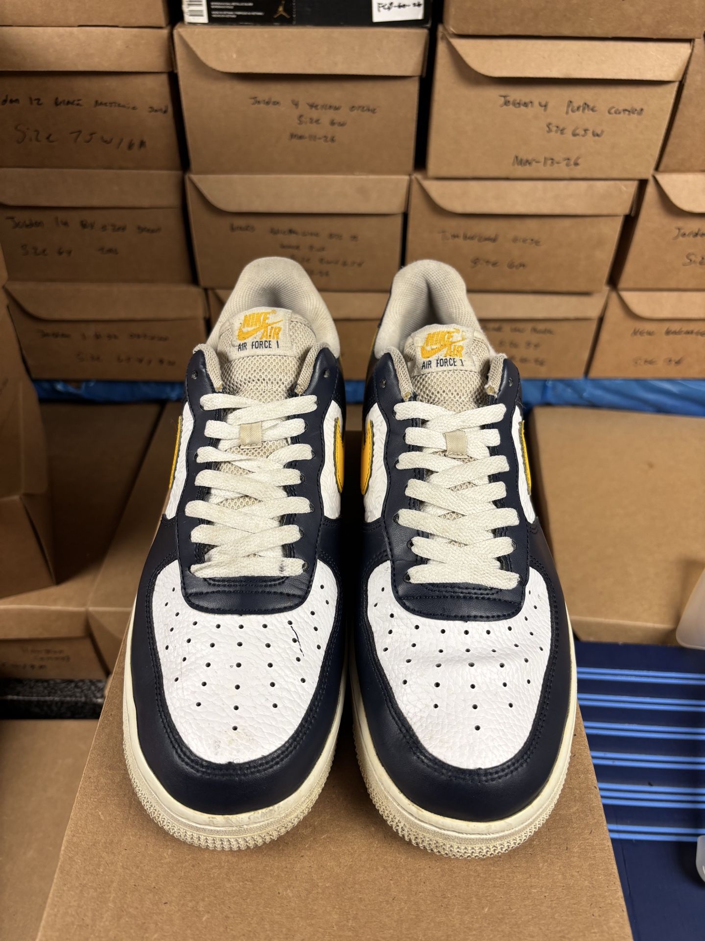 Nike Air Force 1 Low Embossed Hoops Dark Obsidian - photo 2