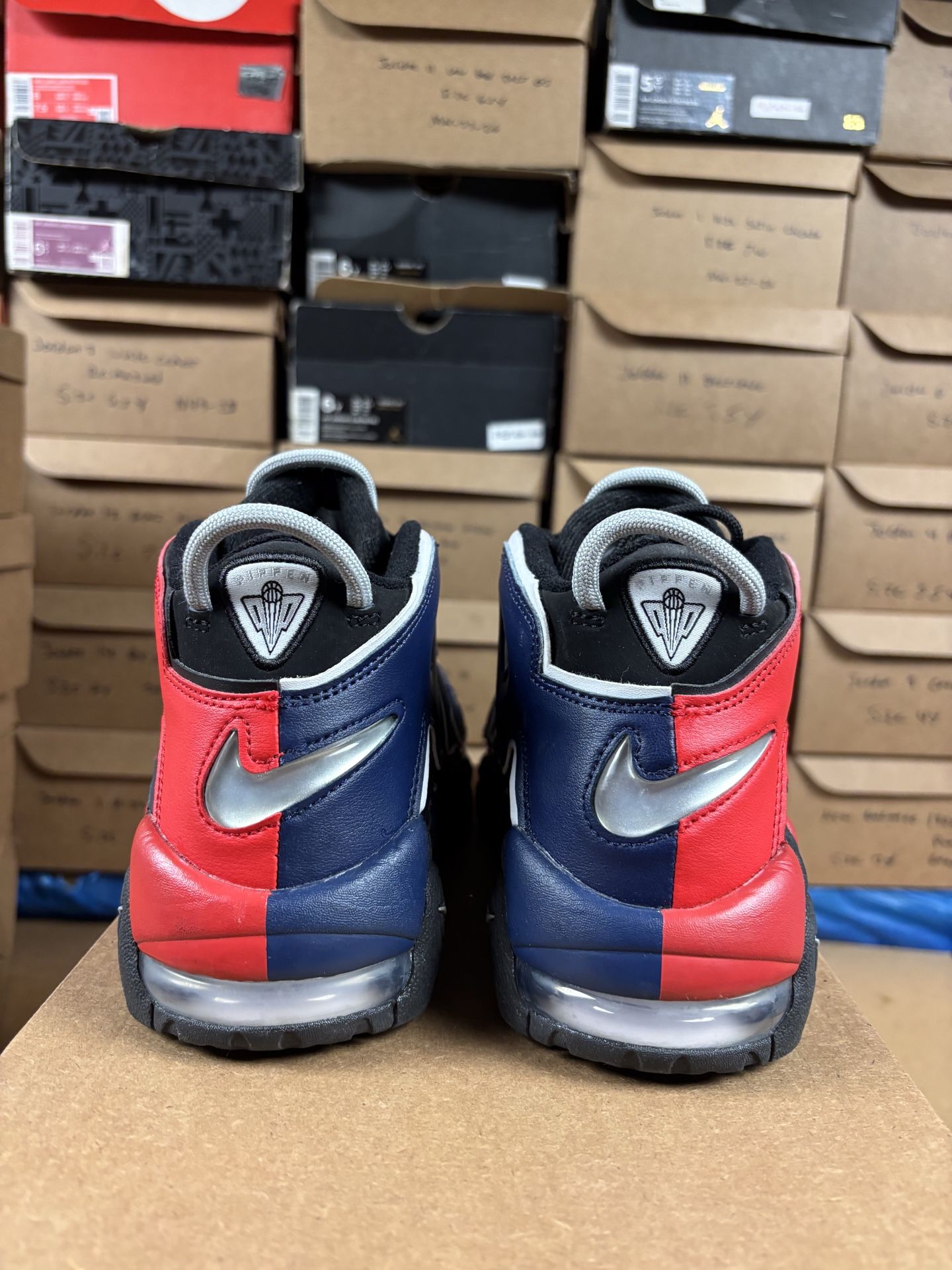 Nike Air More Uptempo 96 Alternate Split Black Varsity Red - photo 4