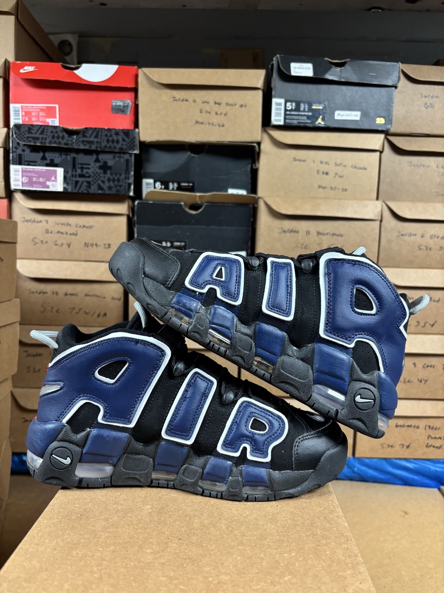 Nike Air More Uptempo 96 Alternate Split Black Varsity Red - photo 5