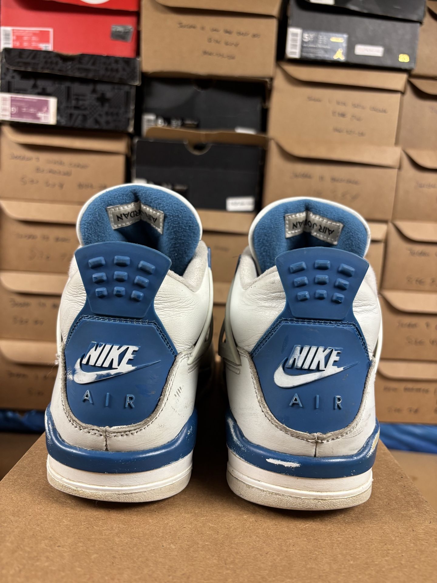 Air Jordan 4 Military Blue GS - photo 4