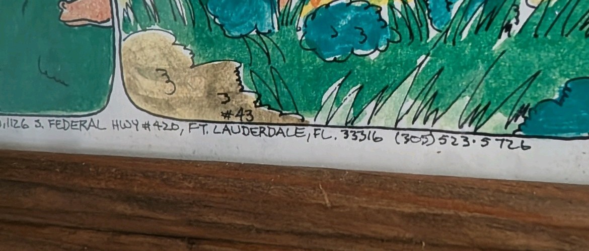 Tresco Original Comic Strip Art Hunting Excuses - photo 2
