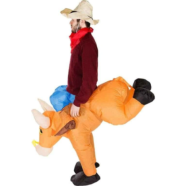 Bull Ride Inflatable Cowboy Costume for Adults (One Size) - photo 2