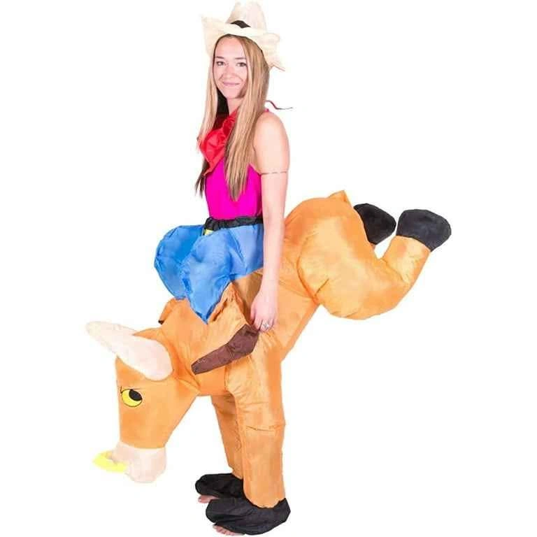 Bull Ride Inflatable Cowboy Costume for Adults (One Size) - photo 4