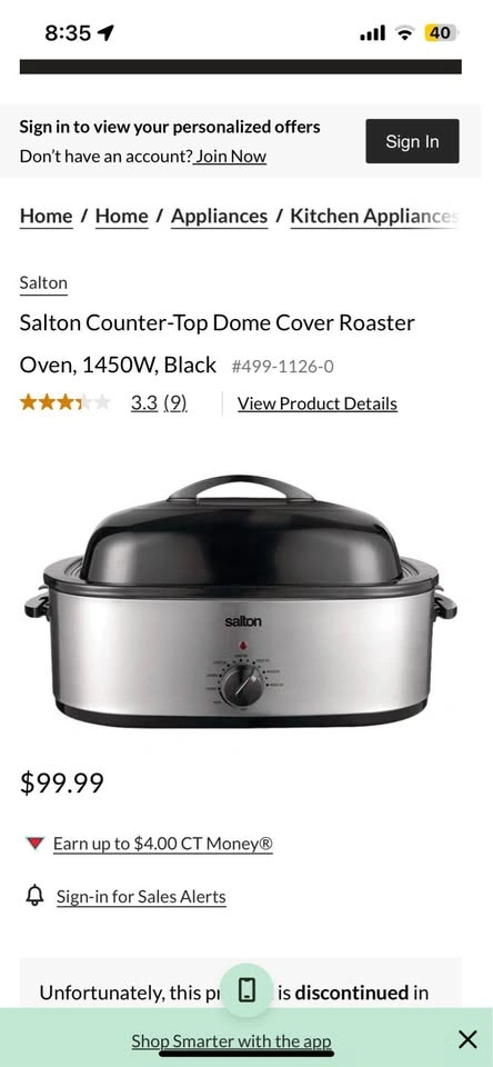 Salton Roaster 1450 Watt - Brand New in Box - photo 3