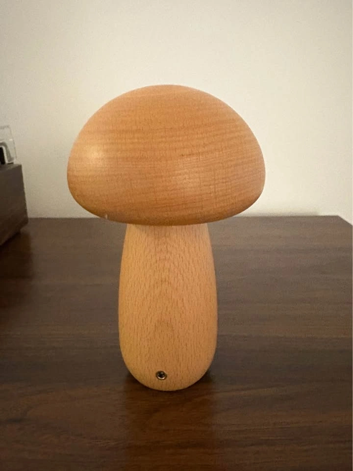MCM wooden lamp / night light (rechargeable) - photo 3