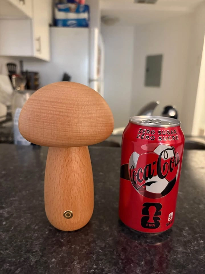 MCM wooden lamp / night light (rechargeable) - photo 4