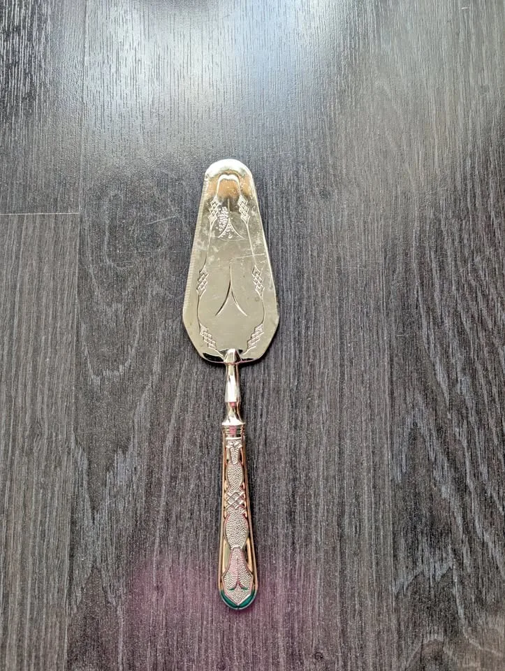 Vintage 800 Silver Cake Servering Spatula #A1 thumbnail