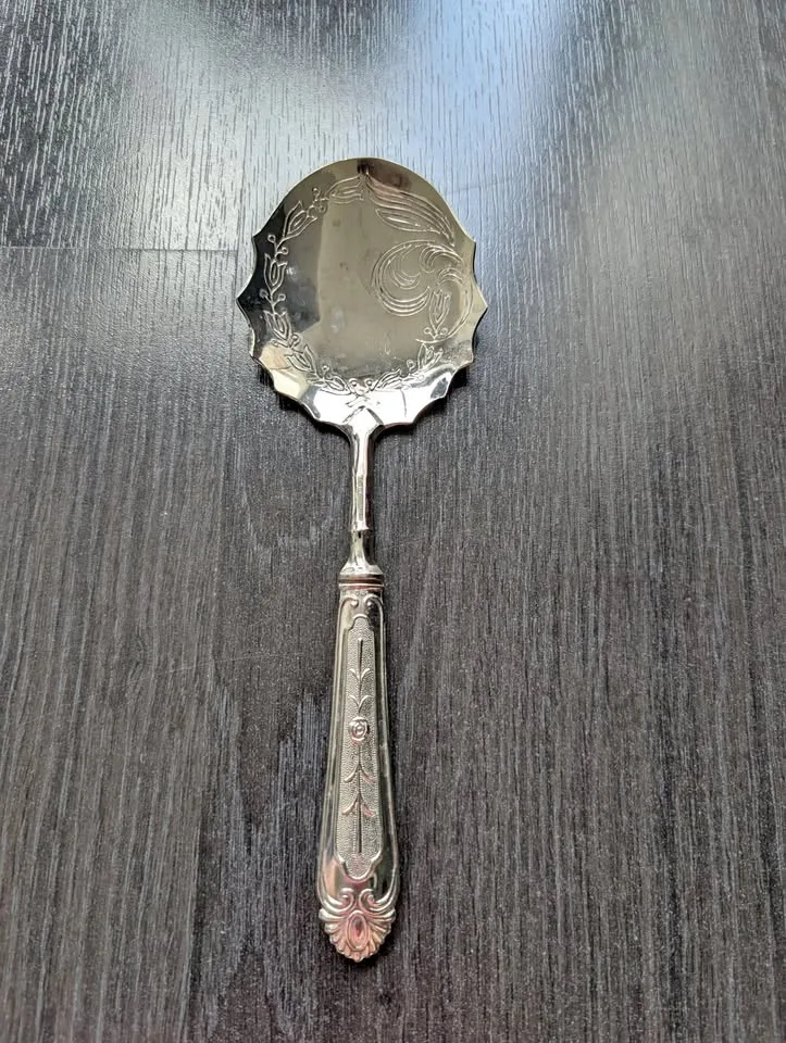 Vintage 800 Silver Italy Cake Servering Knife #E1 thumbnail