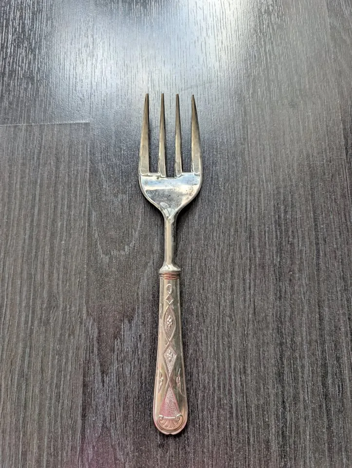 Vintage La S Marco Italy 1000 Silver Cake Servering Fork #C1 thumbnail