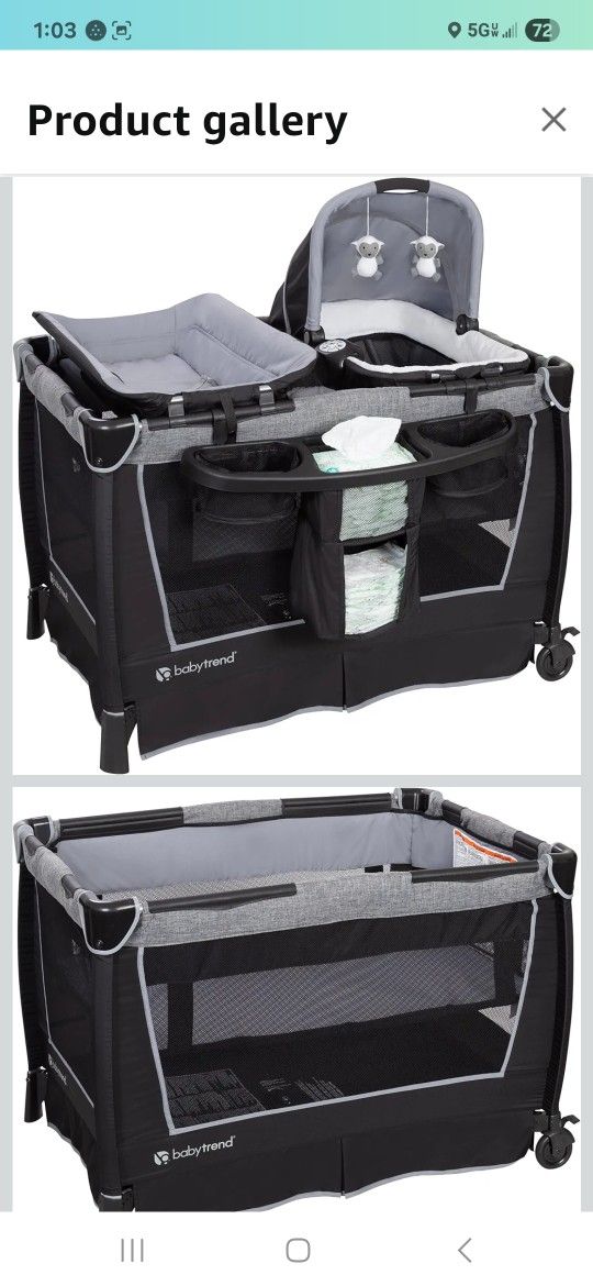 Play Yard W Extra Accessories