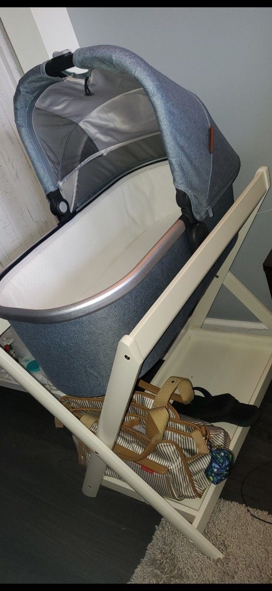 Uppababy Vista 2 Bassinet - Blue