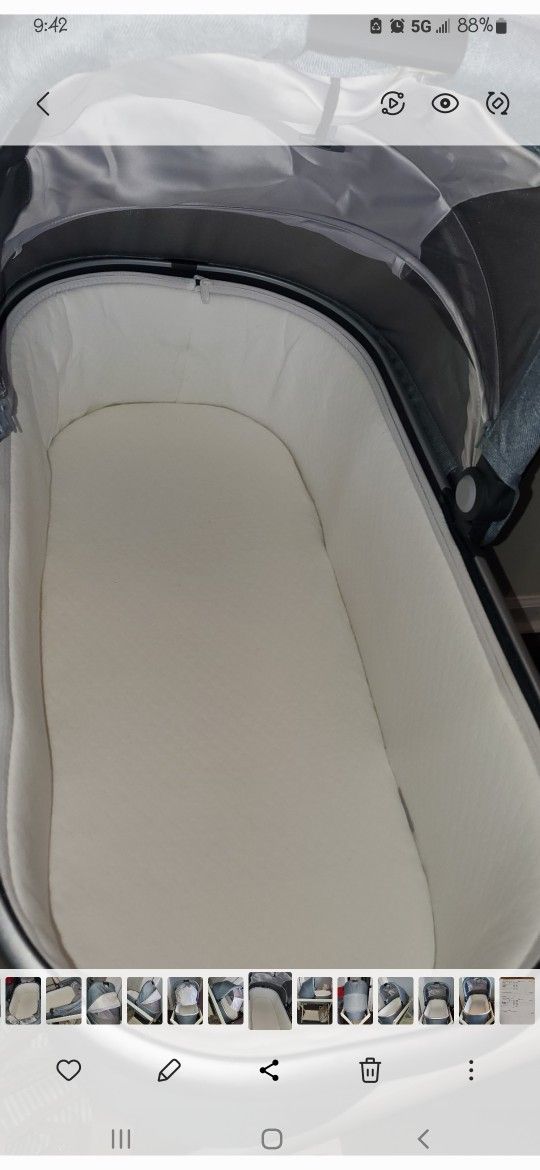 Uppababy Vista 2 Bassinet - Blue - photo 2