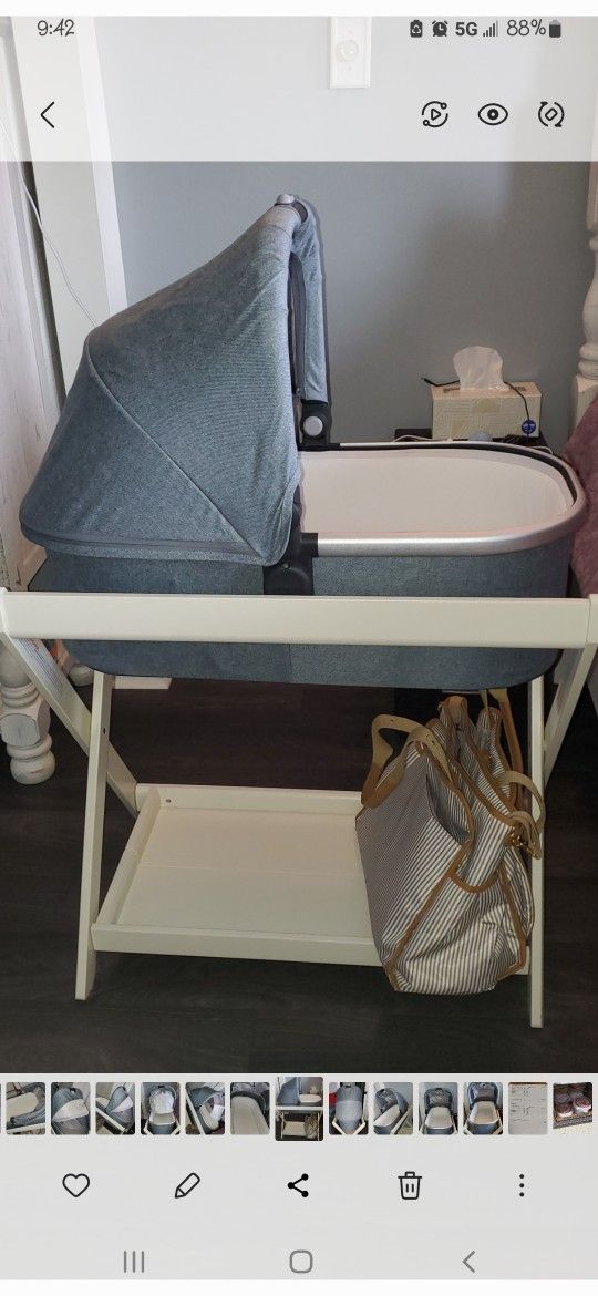 Uppababy Vista 2 Bassinet - Blue - photo 3