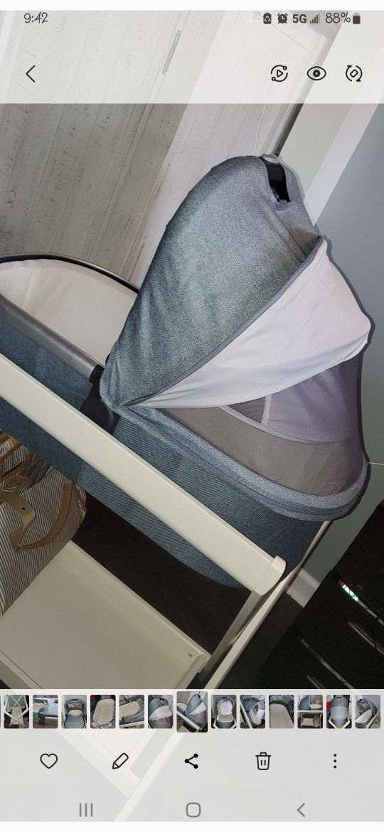 Uppababy Vista 2 Bassinet - Blue - photo 4