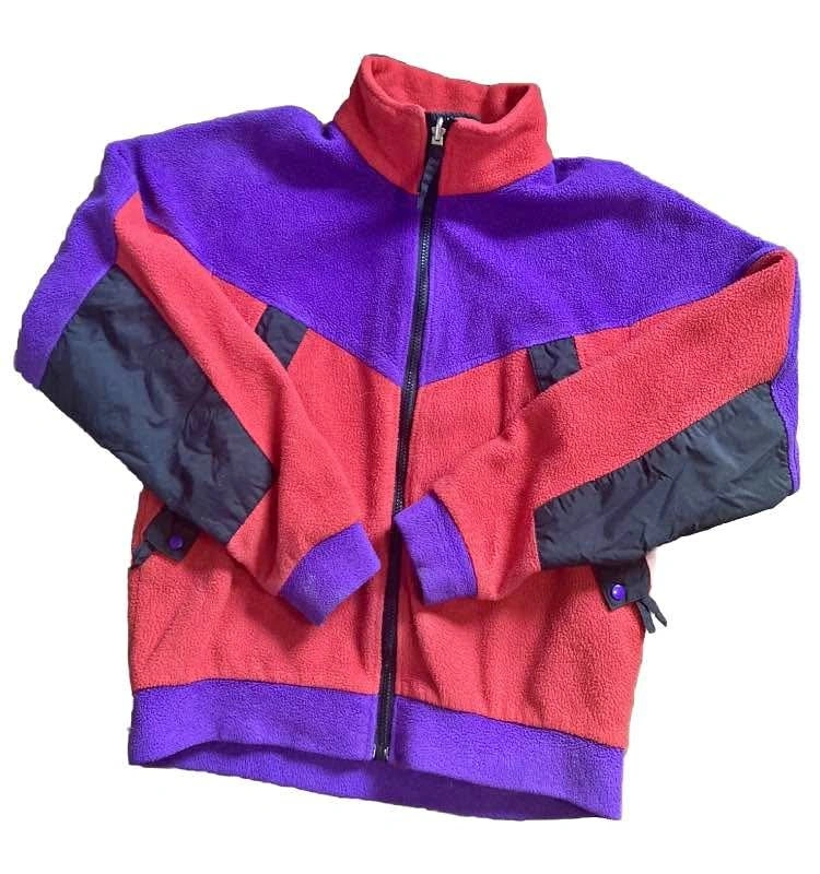 VINTAGE 1990s Moonstone Fleece Jacket Toronto Raptors Medium