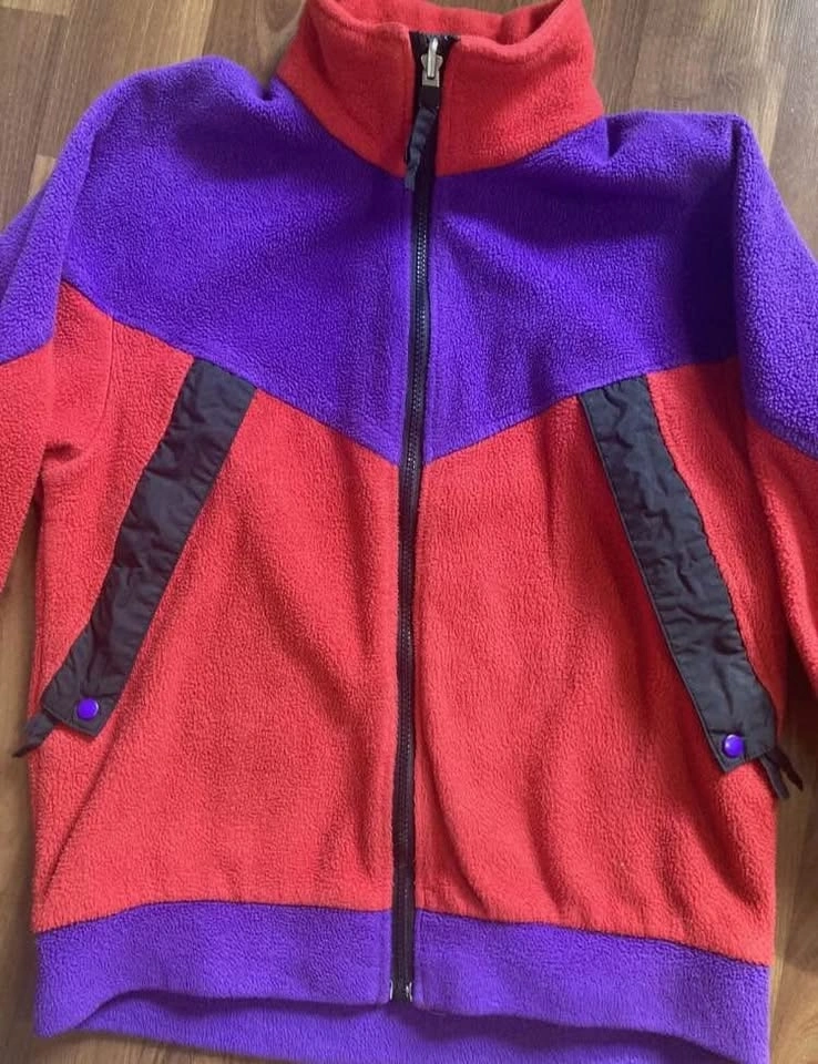 VINTAGE 1990s Moonstone Fleece Jacket Toronto Raptors Medium - photo 3