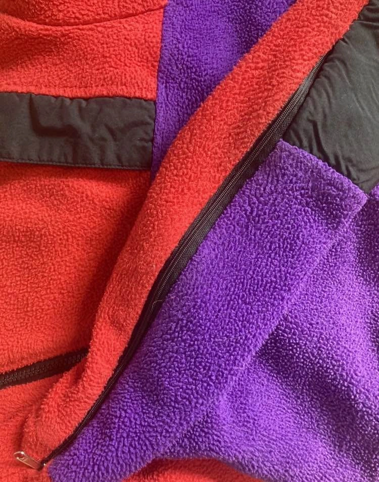 VINTAGE 1990s Moonstone Fleece Jacket Toronto Raptors Medium - photo 4