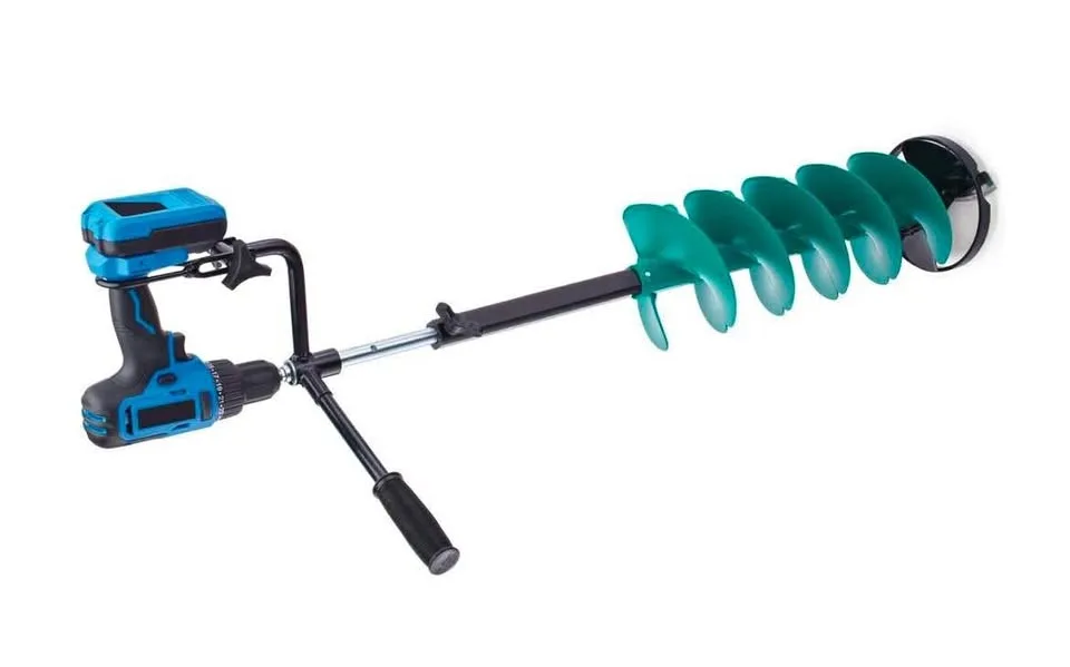 Woods™ Ice Fishing E-Drill Auger Combo, 8-in thumbnail