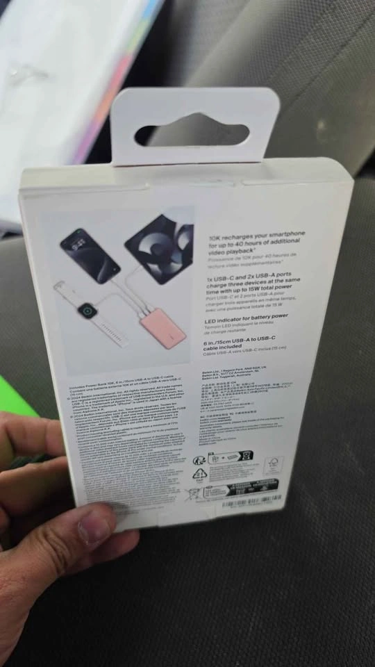 Belkin BoostCharge Power Bank 10K+ Pink - photo 4