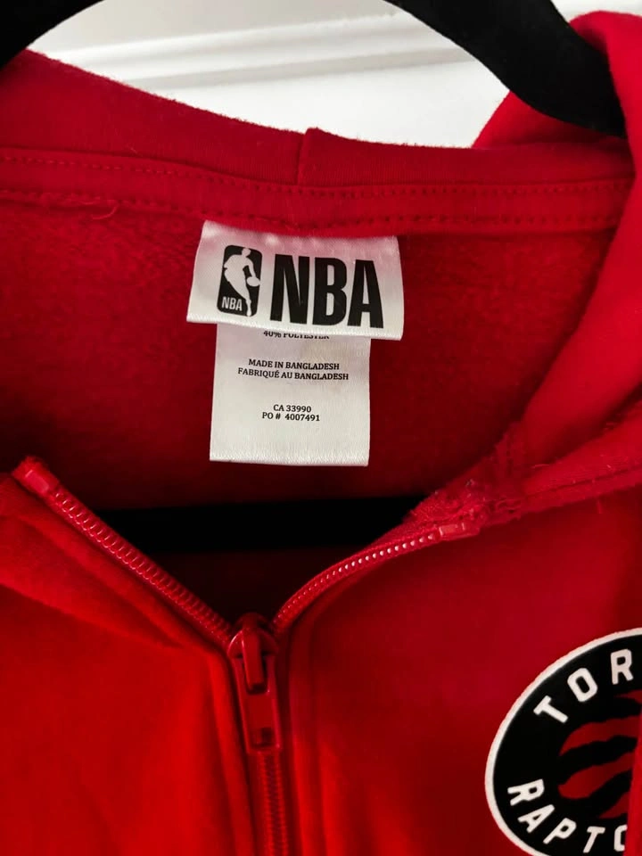 Women's Cropped Toronto Raptors Hoodie - Small - photo 2