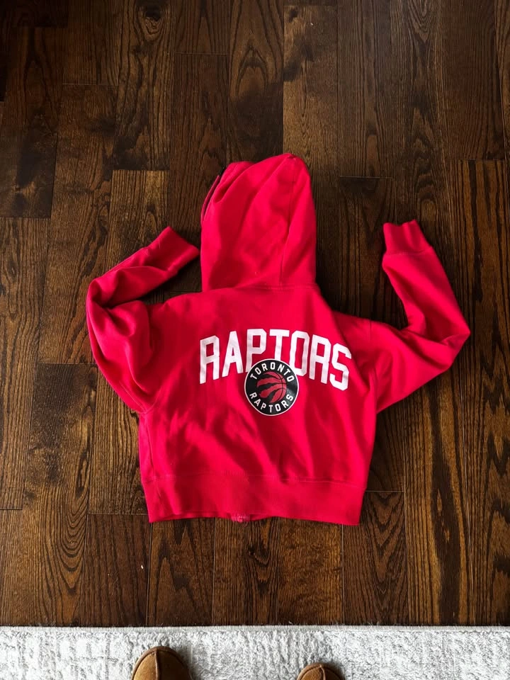 Women's Cropped Toronto Raptors Hoodie - Small - photo 3