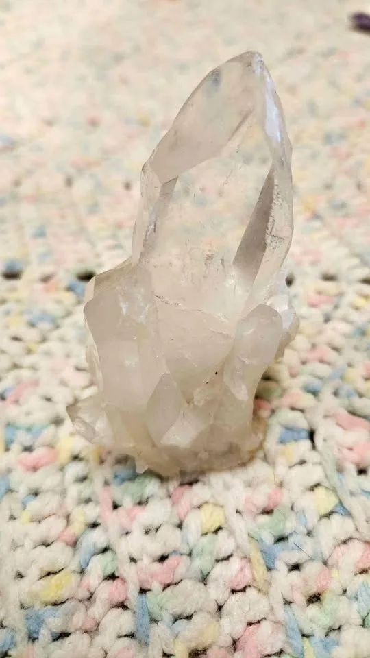 Clear Quartz Crystal Cluster