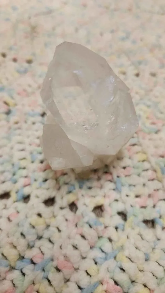 Clear Quartz Crystal Cluster - photo 2