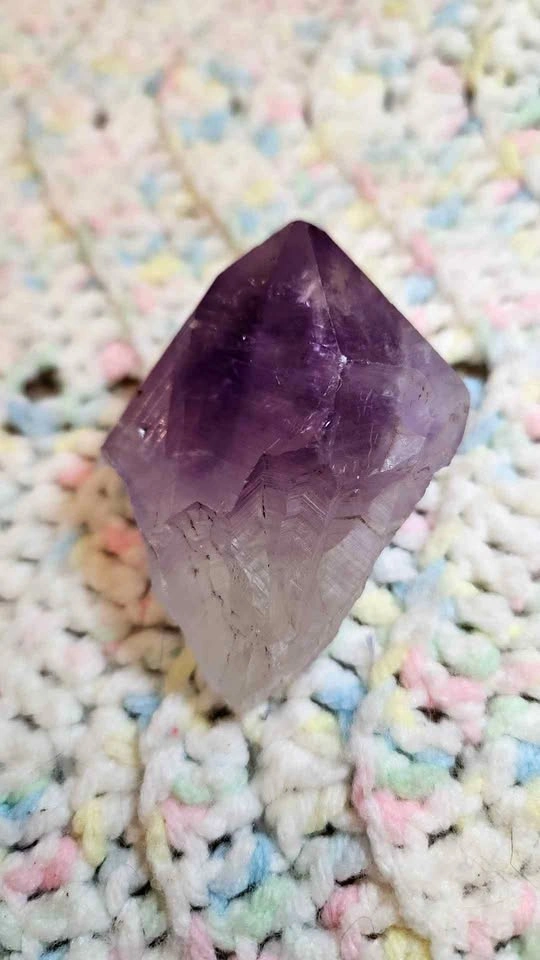 Natural Amethyst Crystal Point