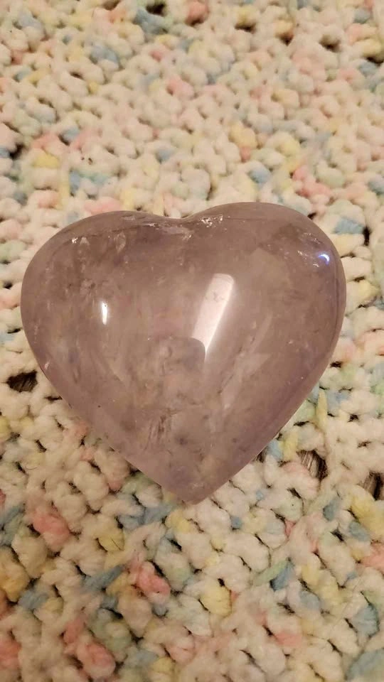 Amethyst Polished Heart