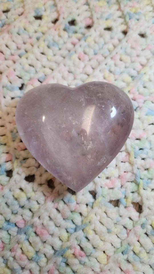 Amethyst Polished Heart - photo 2