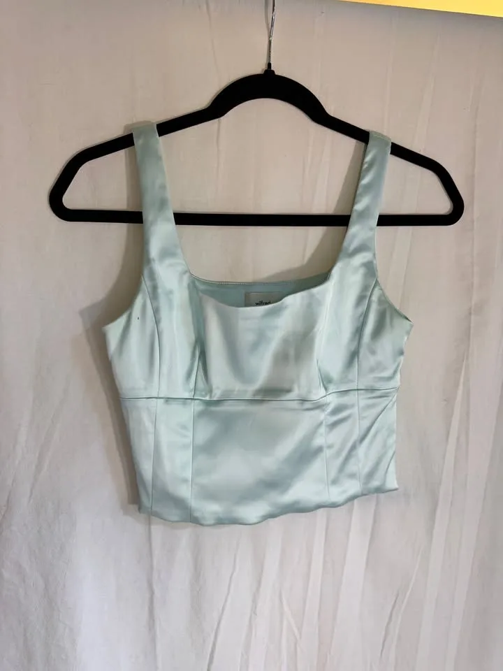 Wilfred Satin Bustier Tank - Size XS thumbnail