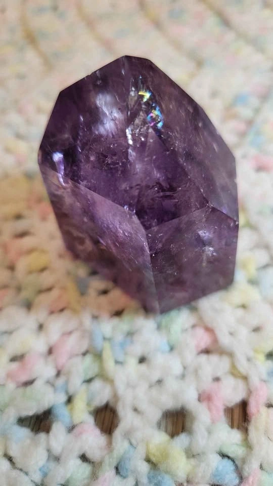 Polished Amethyst Point (Amethyst Generator) - photo 2