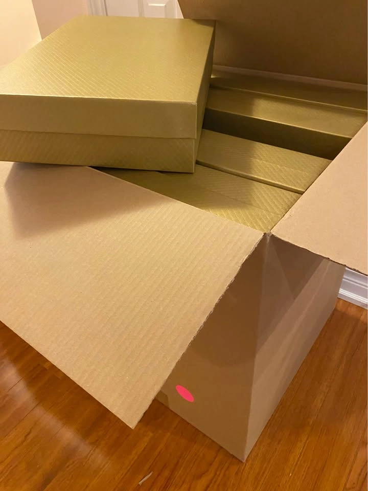 10 Large Set Up Boxes (Gold) - photo 2
