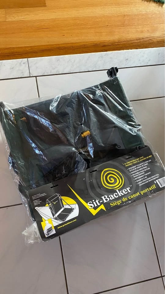 Sit-Backer portable seat for canoe 55$ OBO - photo 2