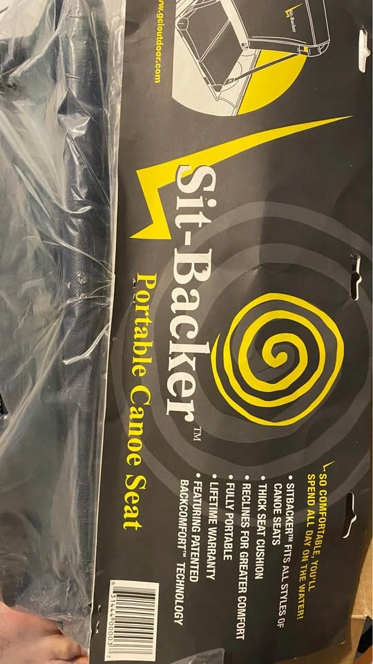 Sit-Backer portable seat for canoe 55$ OBO - photo 3