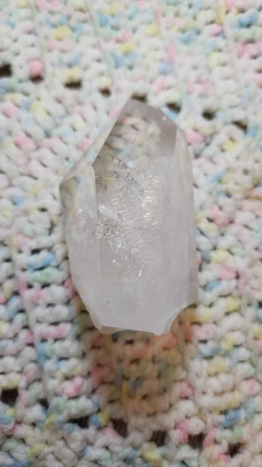 Natural Clear Quartz Point - photo 2