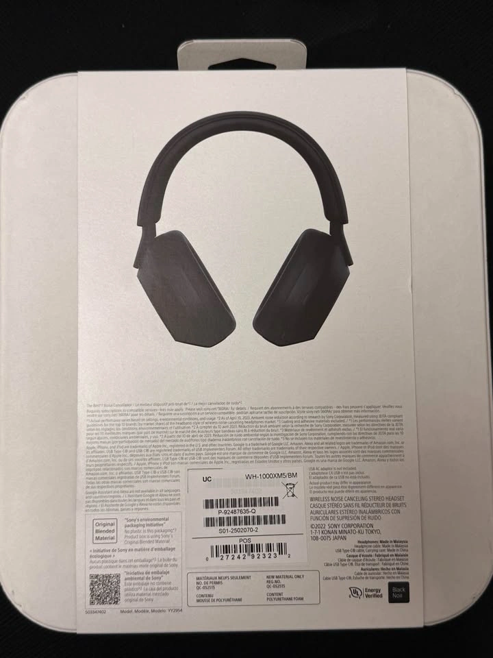 Sony XM5 Headphones - photo 2