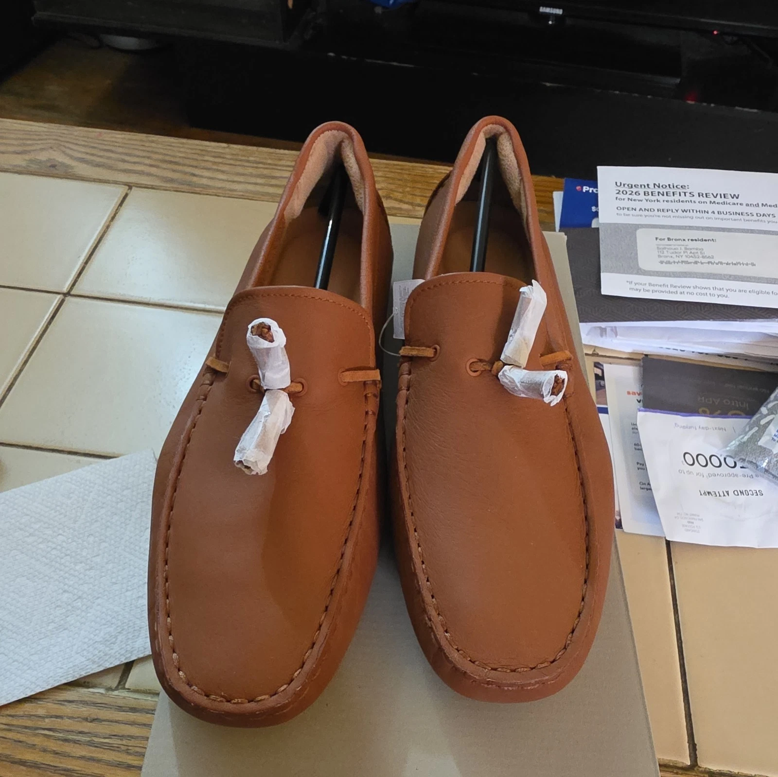 Lacost Piloter Tassel Loafers Size 10