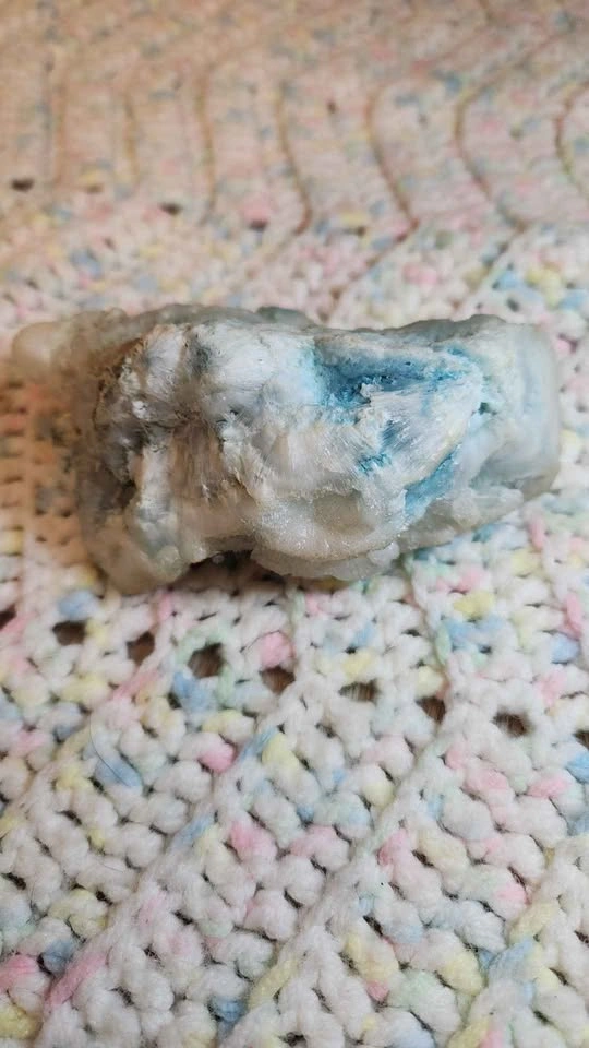 Blue Druzy Chalcedony On Matrix - photo 3