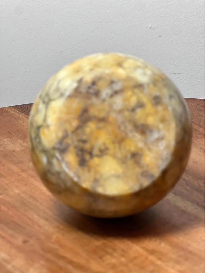 Polished Natural Stone Sphere – Decorative Accent Piece - photo 5