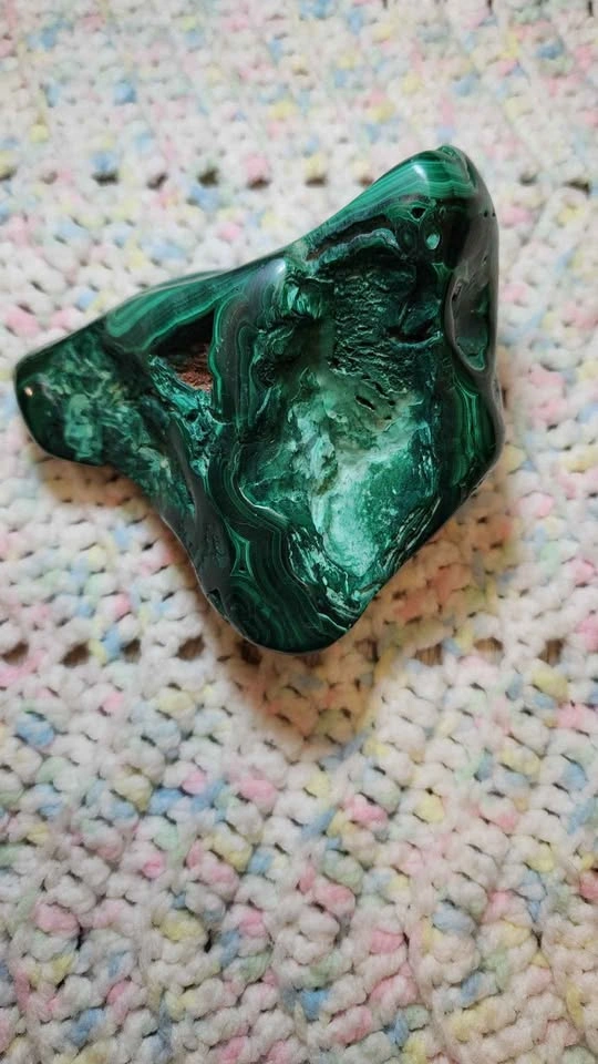 High Grade Congo Malachite Bulls Eye Pattern (Large cabinet) - photo 2