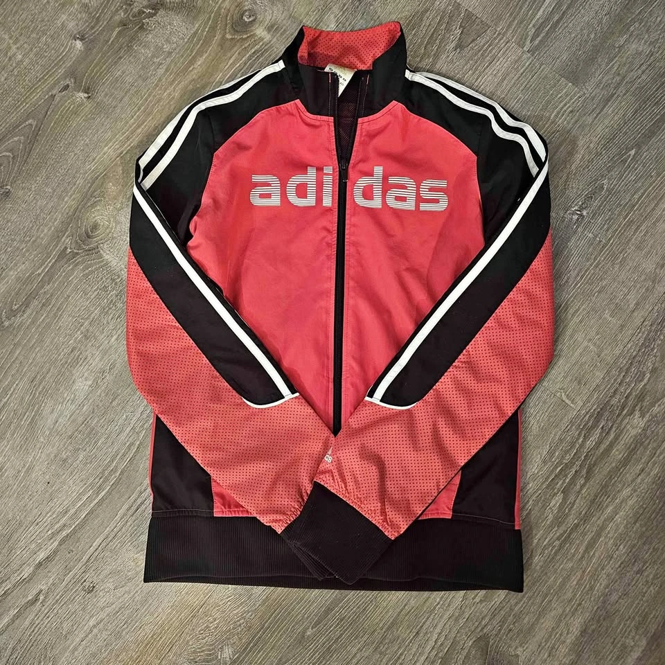 Adidas Zip-Up Jacket (Youth XL / Fits Women’s XS-S)