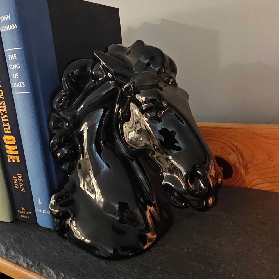Black Horse Head Bookend/Decor - photo 2