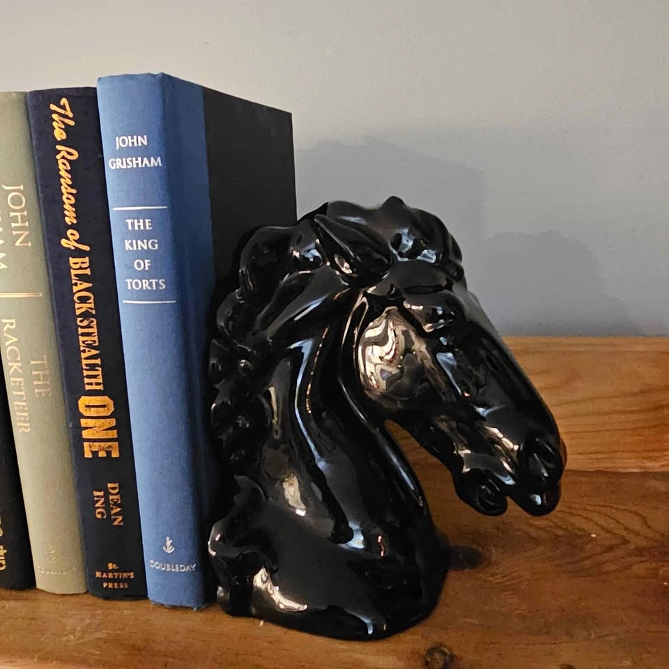 Black Horse Head Bookend/Decor - photo 5