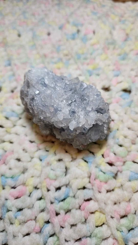 Blue Celestite Crystal (Celestine) Cluster