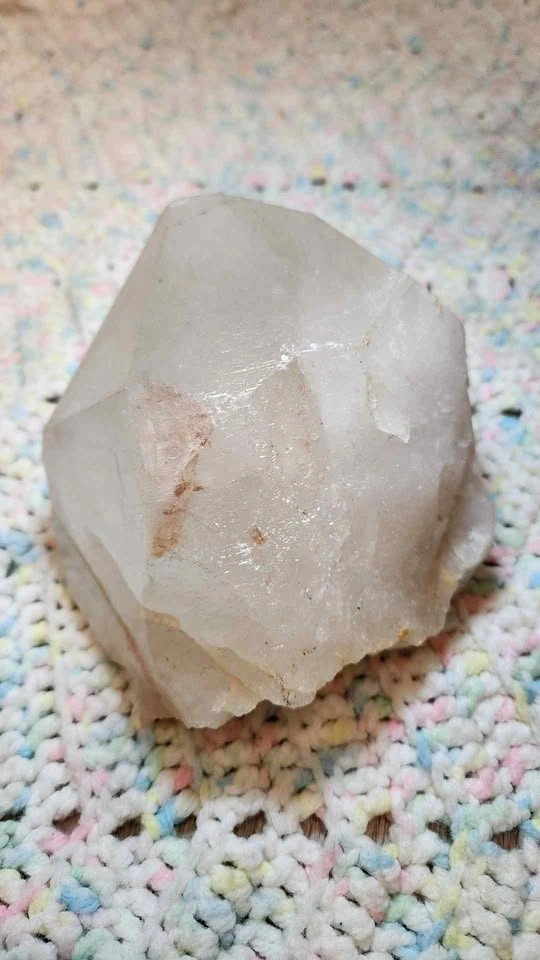 Large Raw Milky Snow Quartz Crystal