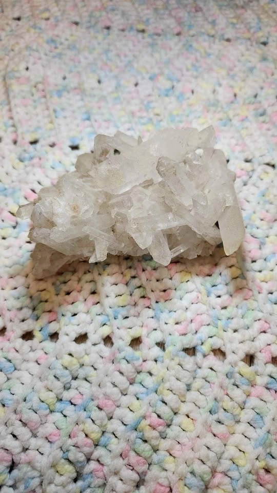Natural Quartz Crystal Cluster